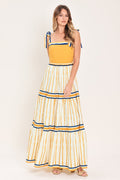 AMALFI SUNKISSED WOVEN MAXI DRESS