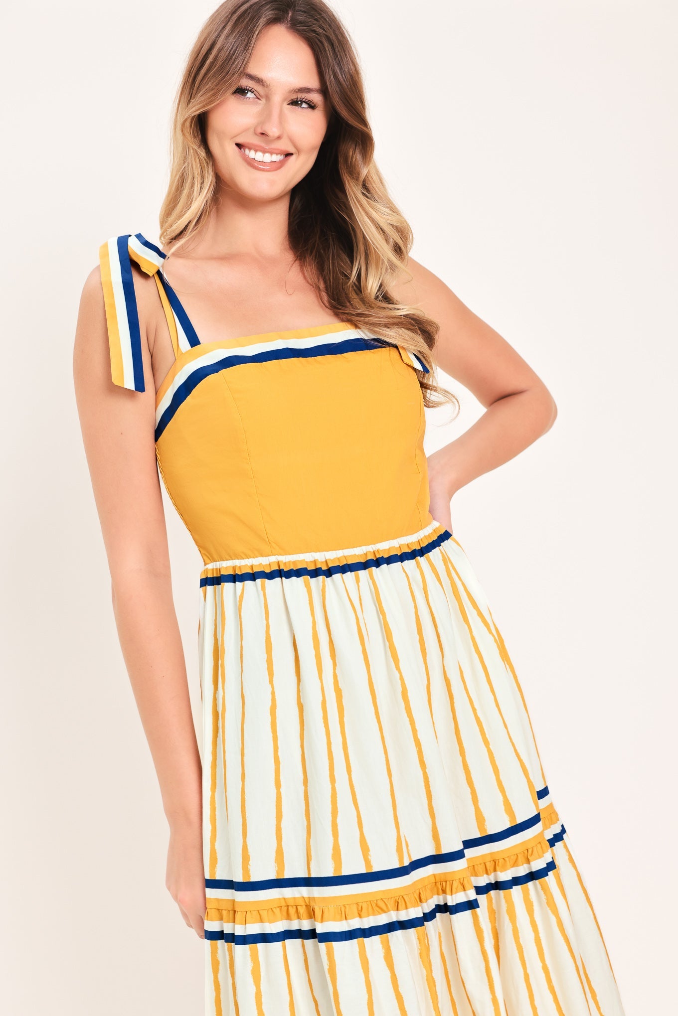 AMALFI SUNKISSED WOVEN MAXI DRESS