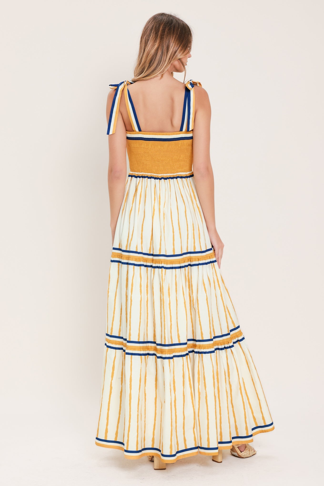 AMALFI SUNKISSED WOVEN MAXI DRESS