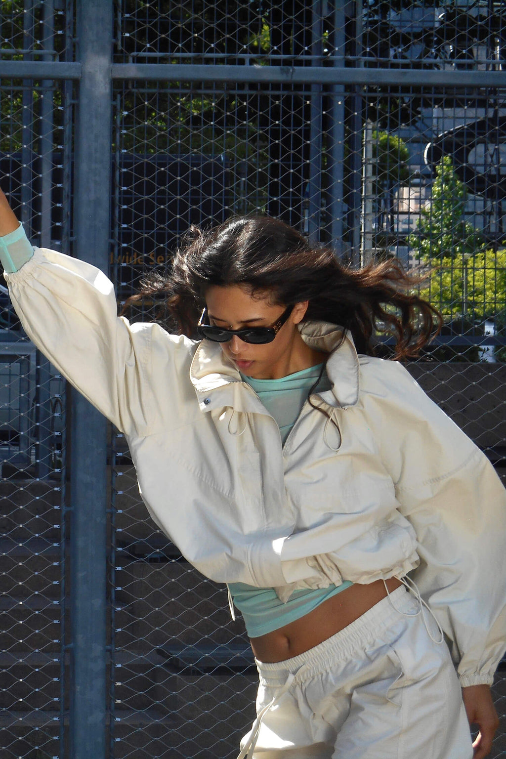 ALMA  JACKET IN IVORY