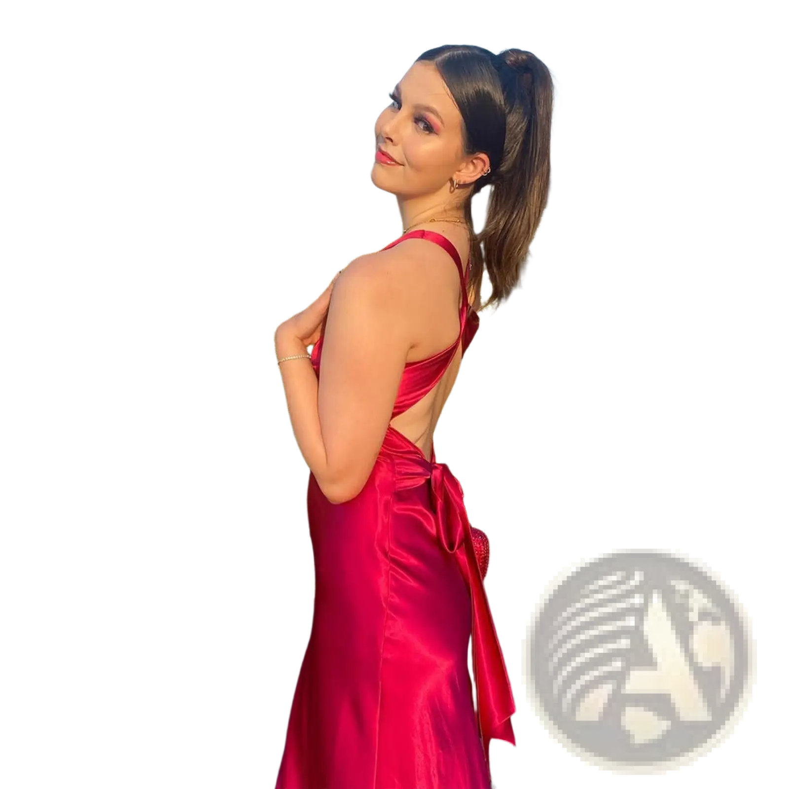 Elegant Backless Satin A-line Maxi Dress